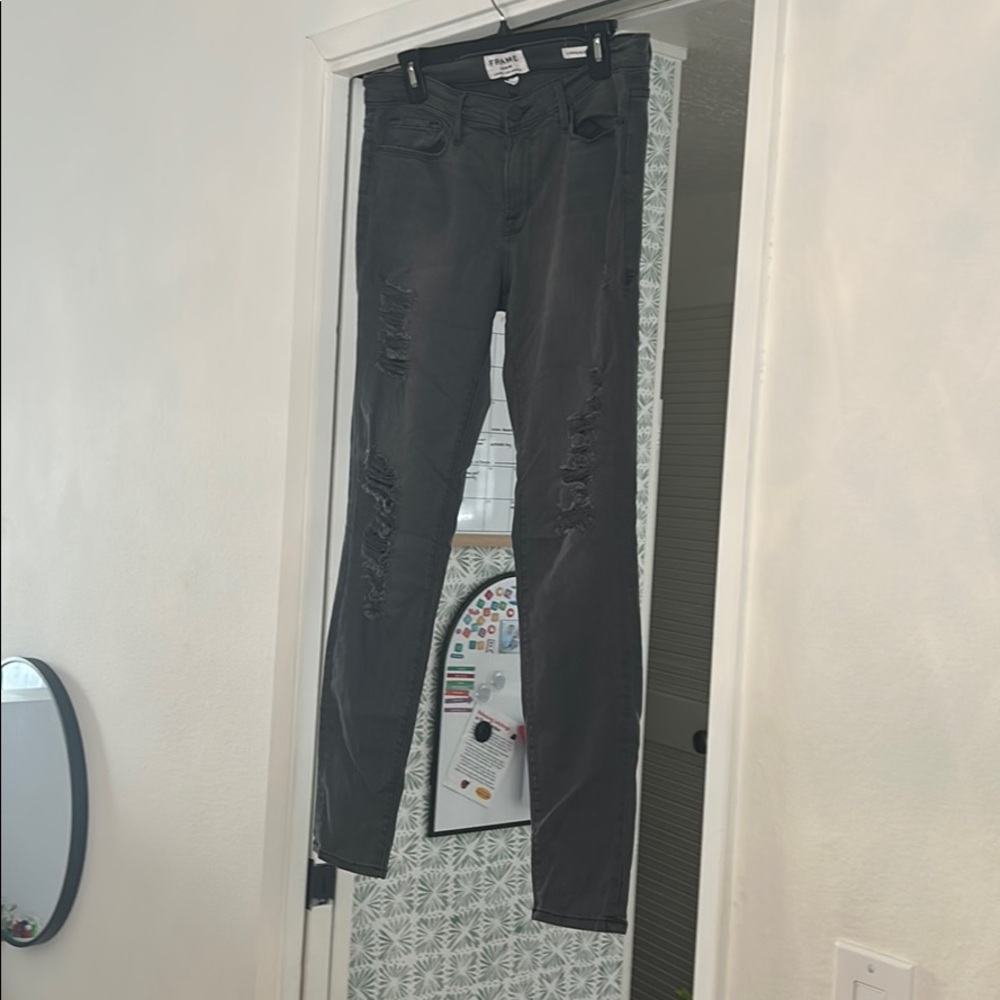 Grey Frame Jeans